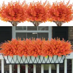 8 Bundles Fall Artificial Eucalyptus Stems