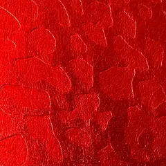 1 Yard Embossed Cheetah Hologram Stretch Velvet Fabric 60" Wide Shiny Spandex Blend for Dancewear & Costumes Red