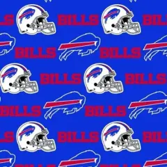 Licensed NFL Buffalo Bills Cotton 6377D Fabric by the Yard