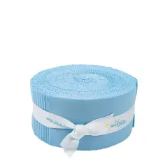 Confetti Cotton 2.5" Strip Roll (Jelly Roll / Rolie Polie) in Boy Blue byfor Riley Blake (RP-120-BOYBLUE-40)