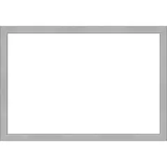 Vista Brushed Nickel Narrow Framed Dry Erase Magnetic Board