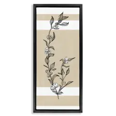 Stupell Industries Sweet Orange Branch Framed Floater Canvas Wall Art Design by Leeza Hernandez
