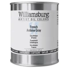 Williamsburg Handmade Safflower Oil Color - French Ardoise Grey, 16 oz can