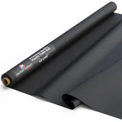 Exquisite Plastic Table Cover Roll &ndash; 40" x 100' Disposable Tablecloth Roll &ndash; Premium Thick 0.5 MIL Plastic Banquet Roll &ndash; Party Table Cover Roll for Events & Catering Black