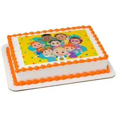 CoComelon Fun Day PhotoCake&reg; Edible Cake Topper Icing Image for 1/4 Sheet cake or larger