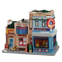 Wheelie&rsquo;s Cycle And Skate Shop - Lemax Caddington Village