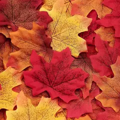 1100PCS Fall Artificial Maple Leaves Table Decor