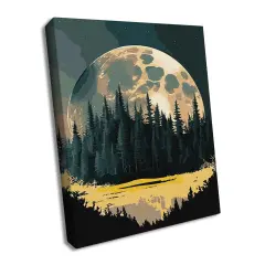 Painting by Numbers kit Mysterious edge with extra metallic paintsKHO5108