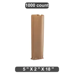 Tall Gusseted Paper Wine Bag 5" x 2" x 18"