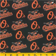 Licensed MLB Baltimore Orioles Cotton 6632-B Fabric by the Yard