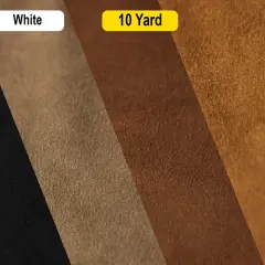 Luxury Suede Fabric Versatile & Durable White
