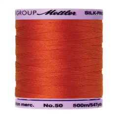 Paprika (9104-0450) | Silk-Finish Cotton 50wt (500M / 547Y) | Mettler Thread