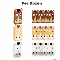 Horse Treat Bags 5" x 10" - 12 Pc