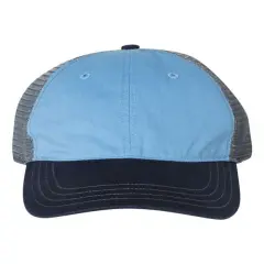 Richardson&reg; Garment Washed Trucker Cap C Blue/ C Navy