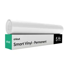 Cricut Smart Vinyl - Permanent, White, 13 in x 5 ft(1)