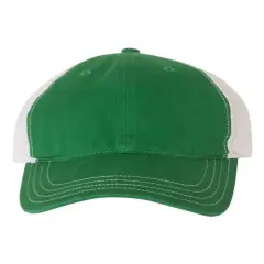 Richardson&reg; Garment Washed Trucker Cap Kelly/ White