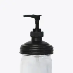 reCAP Mason Jar Pump Lid Soap and Condiment Dispenser, Regular Mouth, Made in the USA, Leak-proof, Freezer-proof