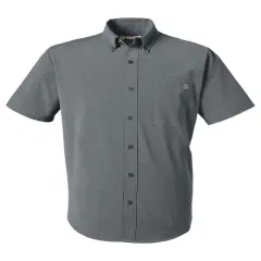 HUK&reg; Men's Kona Solid Short Sleeve Shirt Volcanic ash