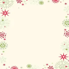 Great Papers! Holiday Stationery Letterhead, Red and Green Flakes, 8.5"x11", Printer Friendly, 80 sheets