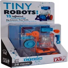 SmartLab Toys TINY Robots with 15 Ingenious Motorized Builds. Big Science. Tiny Tools.