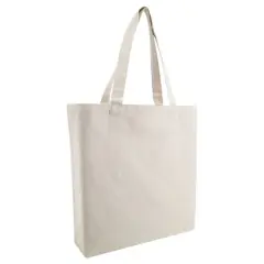OAD&reg; Midweight Recycled Cotton Gusseted Tote RECYCLED NATURAL