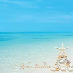 Great Papers! Holiday Stationery Letterhead, Seashell Christmas, 8.5"x11", Printer Friendly, 50 sheets