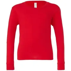 BELLA + CANVAS&reg; Youth Jersey Long-Sleeve T-Shirt RED