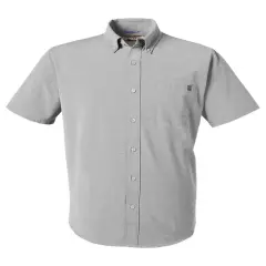 HUK&reg; Men's Kona Solid Short Sleeve Shirt Harbor mist