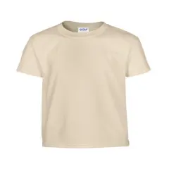 Gildan&reg; Youth Heavy Cotton Short Sleeve Crew Neck T-Shirt SAND