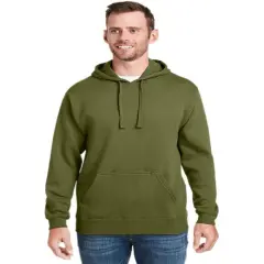 J America&reg; Tailgate Fleece Pullover Hooded Sweatshirt OLIVE