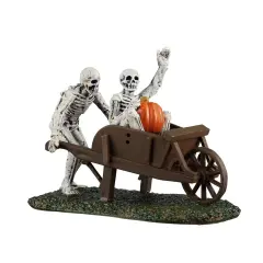Playful Skeletons Yard Decoration - Lemax Spooky Town