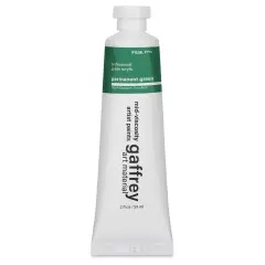 Gaffrey Art Material Standard Body Acrylic Paint - Permanent Green, 59 ml tube