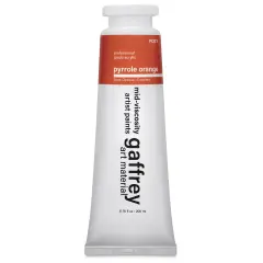 Gaffrey Art Material Standard Body Acrylic Paint - Pyrrole Orange, 200 ml tube