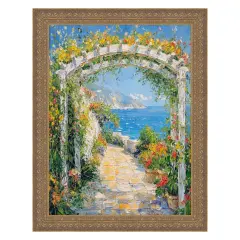 Deep Antique Gold Ornate Shadowbox Picture Frame 18x24 frame