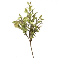 Sage Leaves & Twigs Spray 25"