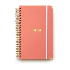 2025 dream.plan.do. planner &ndash; coral reef | 12 month weekly planner by lake + loft