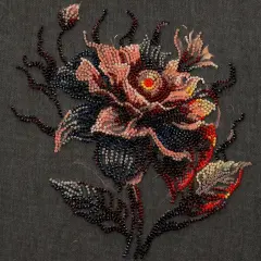 Bead embroidery kit - Flower of the night