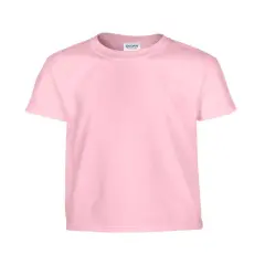 Gildan&reg; Youth Heavy Cotton Short Sleeve Crew Neck T-Shirt LIGHT PINK