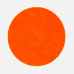 Silhouette Flocked Heat Transfer - 9 " - Tangerine