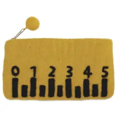 Aitoh Felt Ruler Pouch - 4-1/2" x 8-1/2"