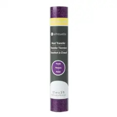 Glitter Heat Transfer - 12" - Purple