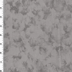 Cement Gray Abstract Texture Printed Twill Decor Fabric By the Yard