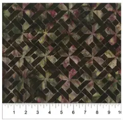 Banyan 80916-39 Quilt Inspired: Borders - Walnut Brown 45" Fabric Per Yard
