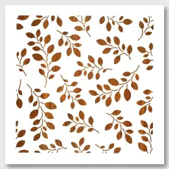 Leaf Painting Stencils Templates - 10.8&times;10.8 Inch