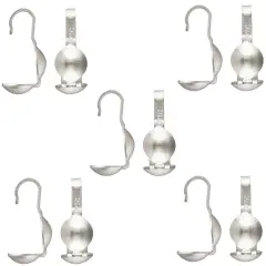 JewelrySupply Clam Shell Bead Tip .925 Sterling Silver (Package of 10)