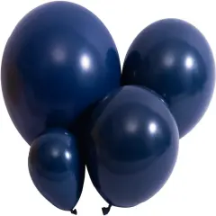 Navy Blue Balloons 100pcs Dark Blue Latex Party Balloons Different Sizes 18 12 10 5 Inch Night Blue Balloon Garland for Birthday Party Graduation Baby Shower Wedding Holiday Balloon Decoration