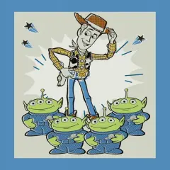 Springs Creative Disney Toy Story Woody & Alien 36" Panel