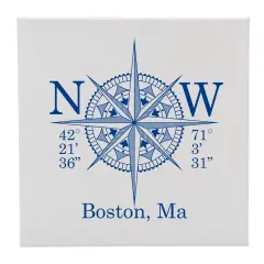 Creative Gifts International Canvas 12X12 Long/LAT (Location)