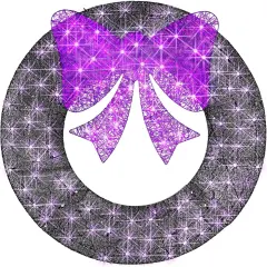 36in Pre-Lit Outdoor Halloween Wreath w/ 120 Lights, Bow