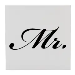 Canvas 12X12 Mr. (Script)